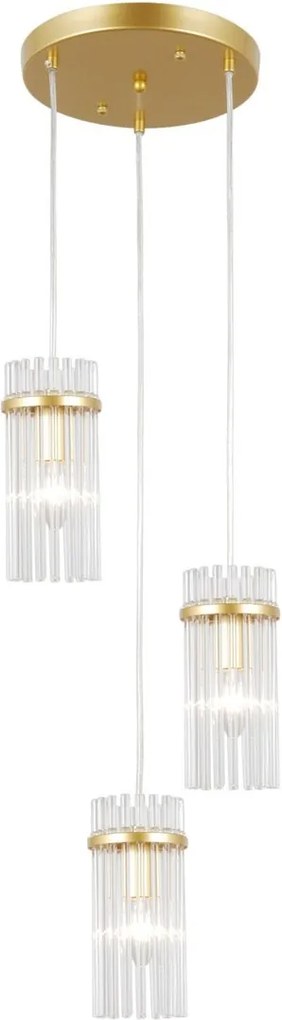 Italux glamour modern függeszték merto arany itxpnd-40930-3a-gd