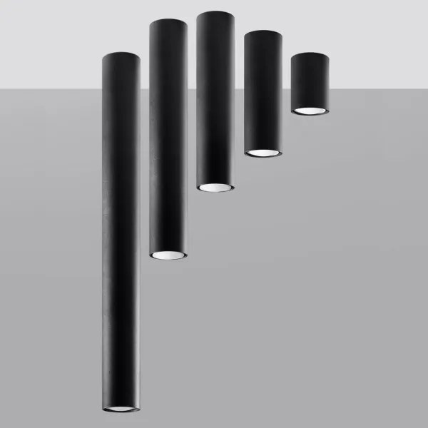 Sollux SL.1001 - Spotlámpa LAGOS 1xGU10/10W/230V 20 cm fekete