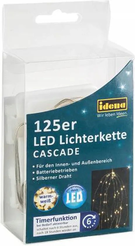 Karácsonyfa lámpák Idena beltéri 1,7 m 101 200 lámpa