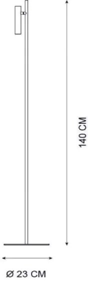 Lucide 79781/05/30 - LED Dimmelhető állólámpa PHILON LED/4,5W/230V