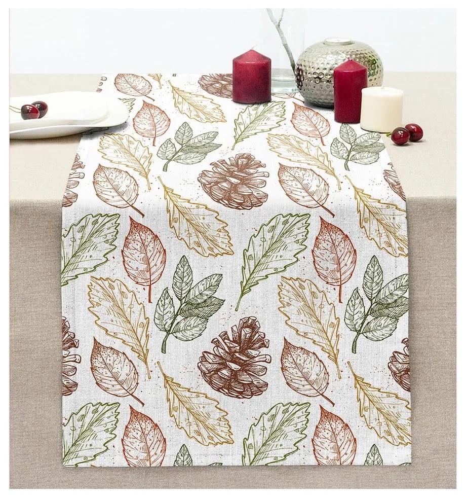 Asztali futó 40x130 cm Leaves Mix – Mila Home