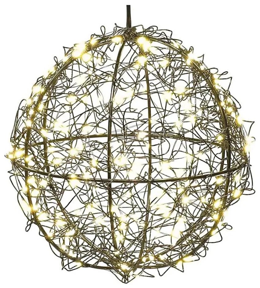 LED karácsonyi dekoráció, 200 LED, 230 V, átm. 20 cm