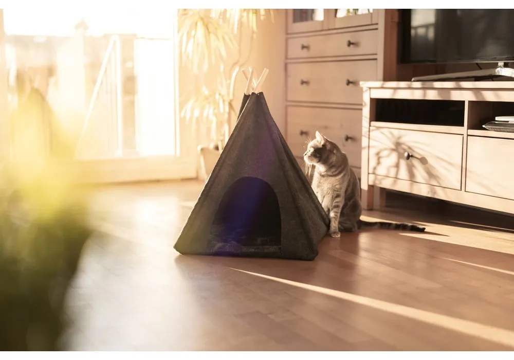 Sötétszürke teepee sátor kisállatoknak - Wenko
