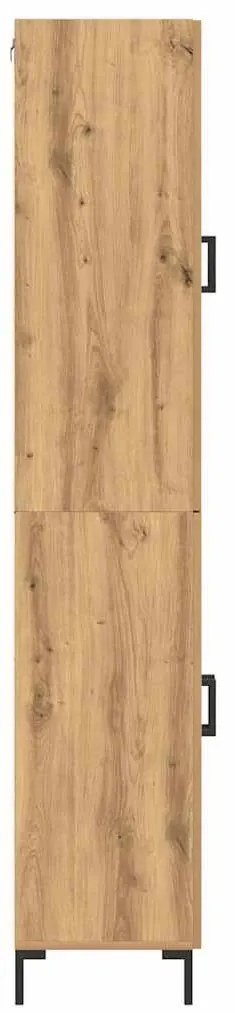 Magasfiú 2 pcs kézműves tölgy 69,5 x 34 x 180 cm Faanyag