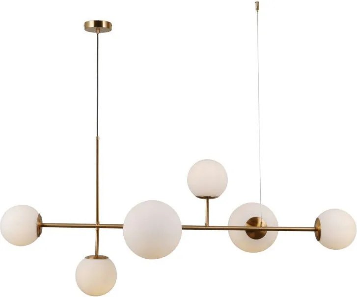 ITALUX PND-31221-6-HBR VAILANTE Modern Függesztett Lámpa Fehér, Mézédes E14, E27 IP20