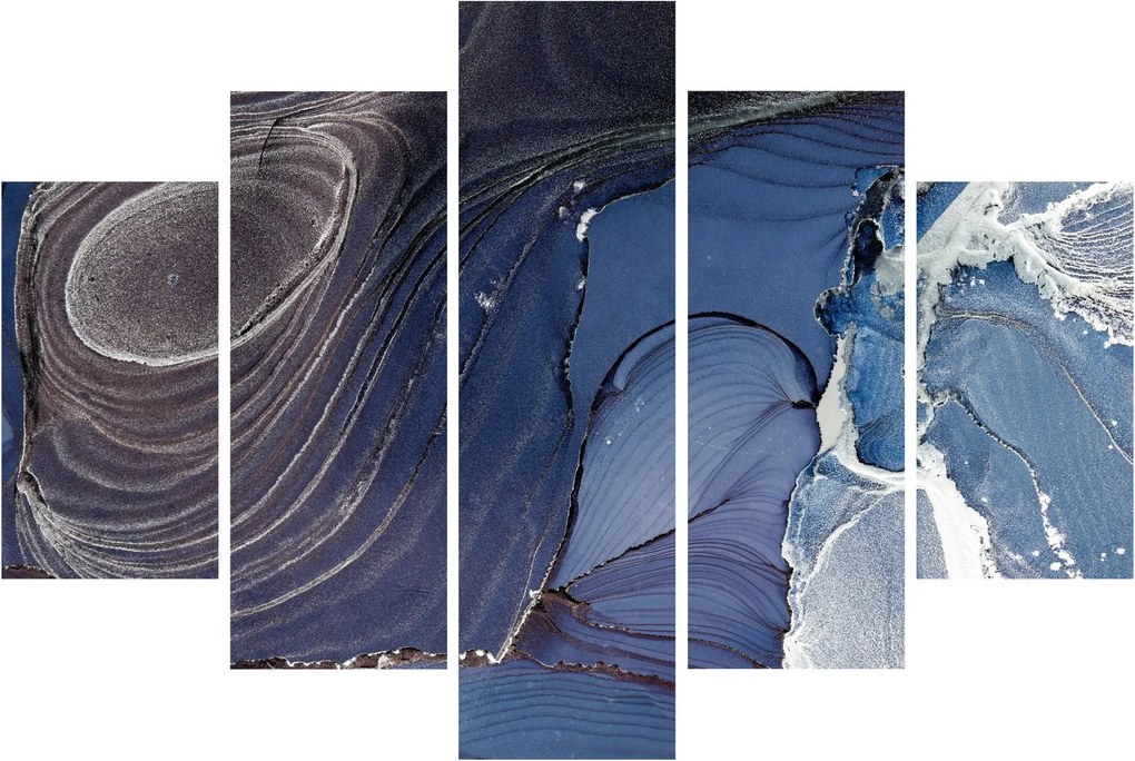 Kép - Márványozott tinta (150x105 cm)