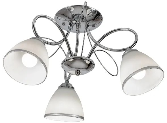 Brilagi - FRED felületre szerelt csillár 3xE27/60W/230V, átmérő 59 cm, fényes króm