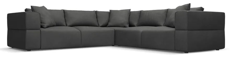 Sötétszürke sarokkanapé (variálható) Esther – Milo Casa