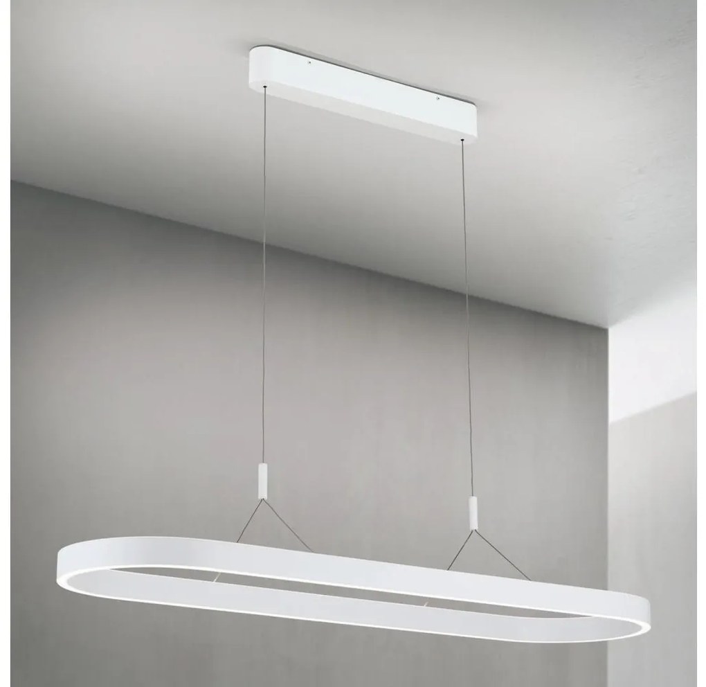 Orion - kábellel függesztett LED csillár CARRARA LED/80W/230V 2700/3000/4000K fehér
