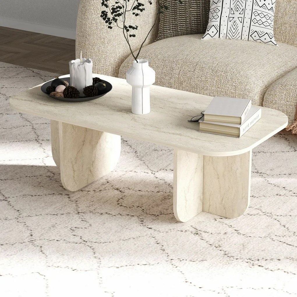 Becaj Travertine konferenciaasztal
