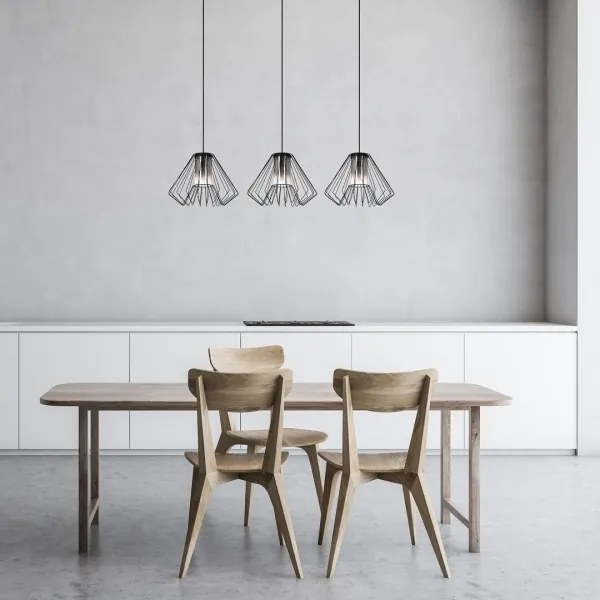 Rabalux 72371 - Csillár zsinóron EMERENCIA 3xE27/40W/230V