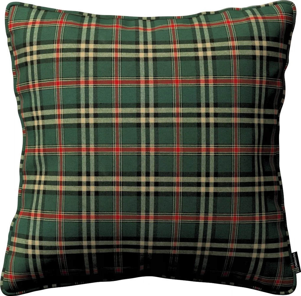 Dekoria Gabi párnahuzat zöld-piros kockás