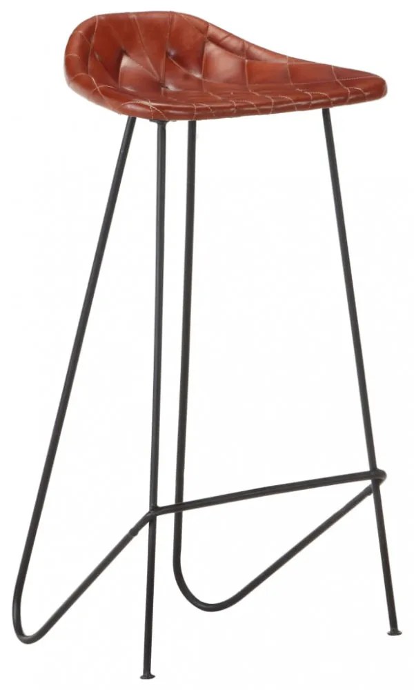 5-részes tömör újrahasznosított fa és valódi bőr bárszett