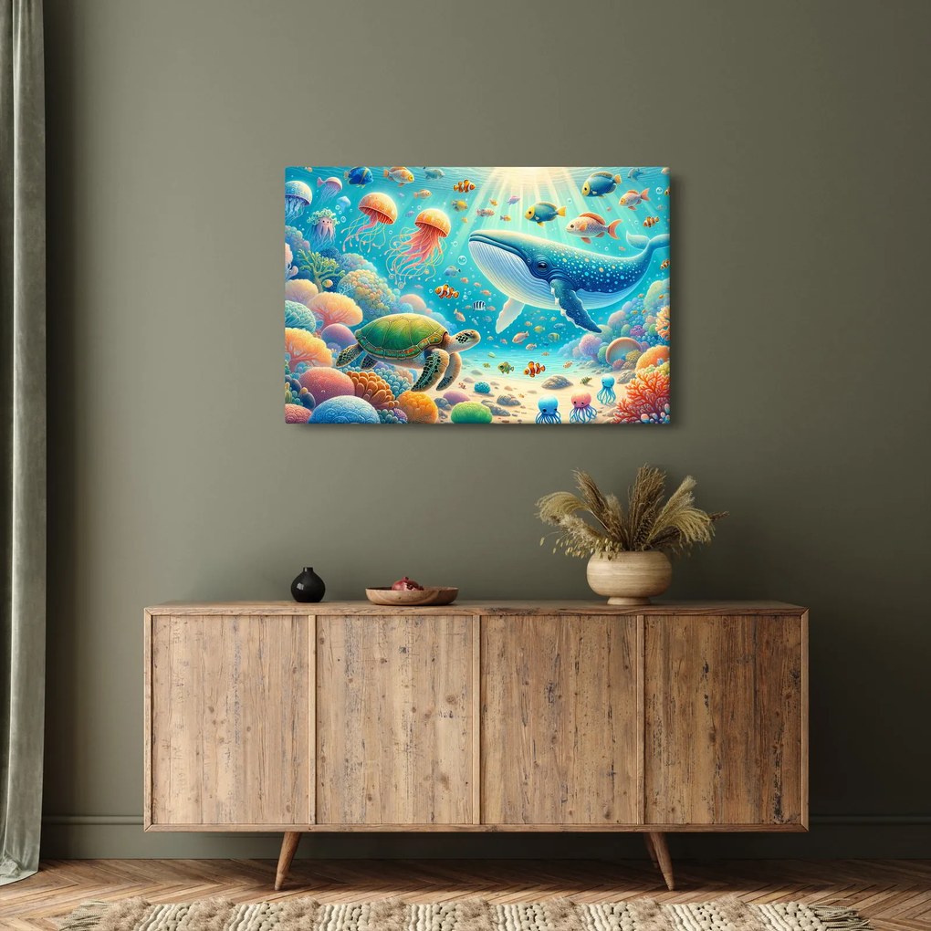 Kép - A világ a víz alatt (90x60 cm)