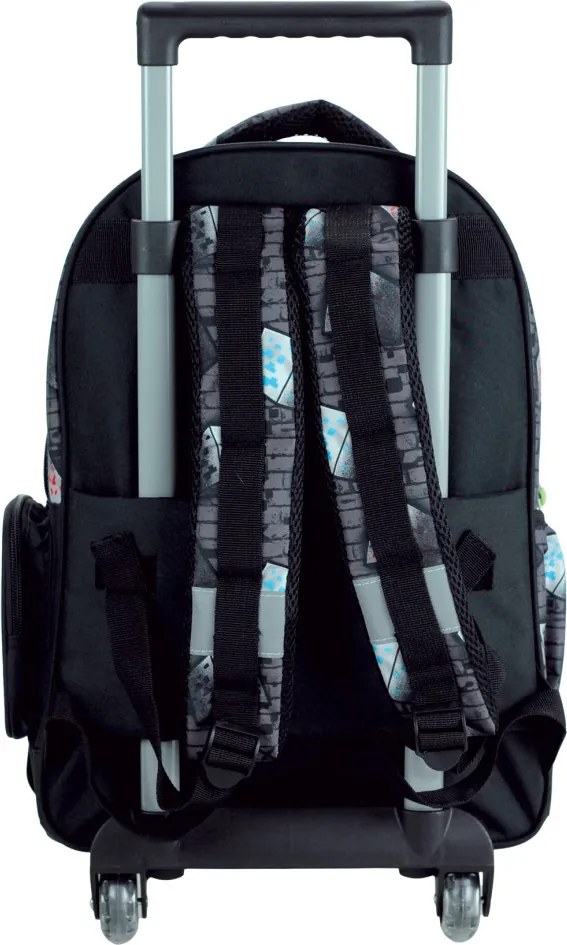 Minecraft Metro Art gurulós iskolatáska, táska 46 cm