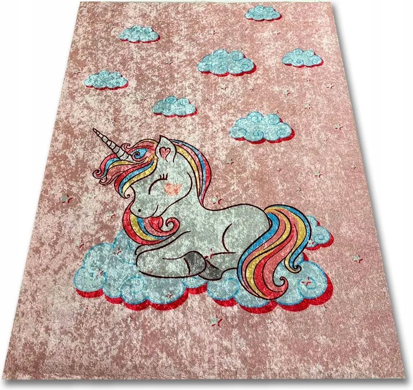 Finom Gyerekszőnyeg 120x170 Modern Szőnyeg Print Intenzív Szín