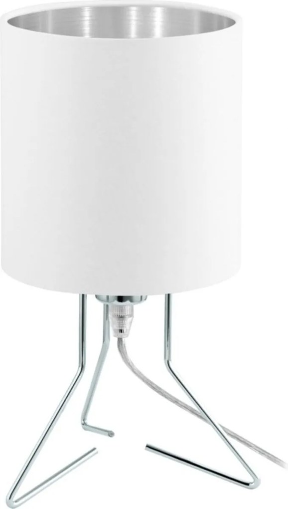 Asztali éjjeli lámpa Fém Modern Fehér E14