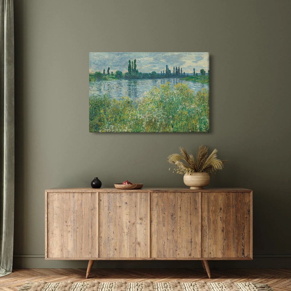Kép - Claude Monet, Banks of the Seine, reprodukciók (90x60 cm)