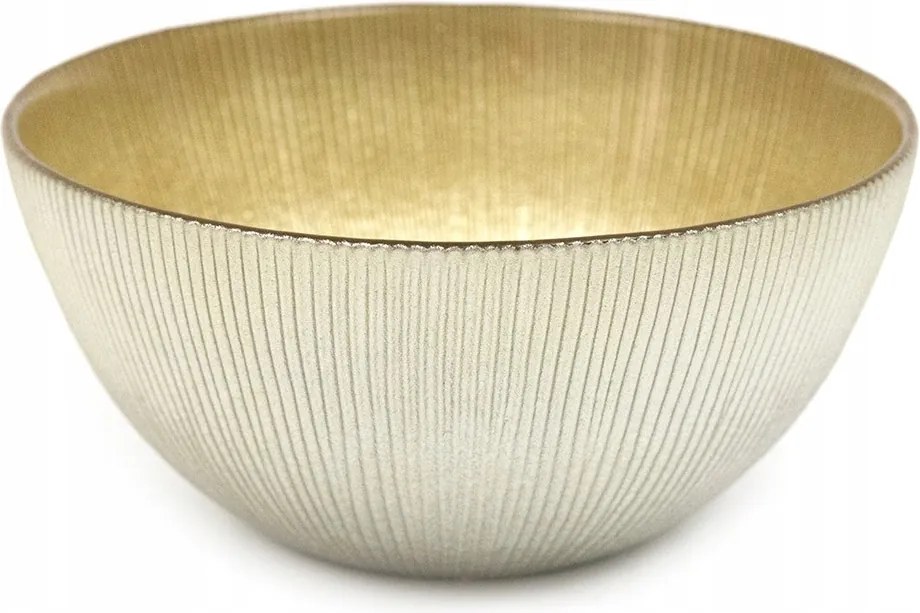 Dekorációs Tál Chips Snackekhez 7x15cm Arany Tál 500ml