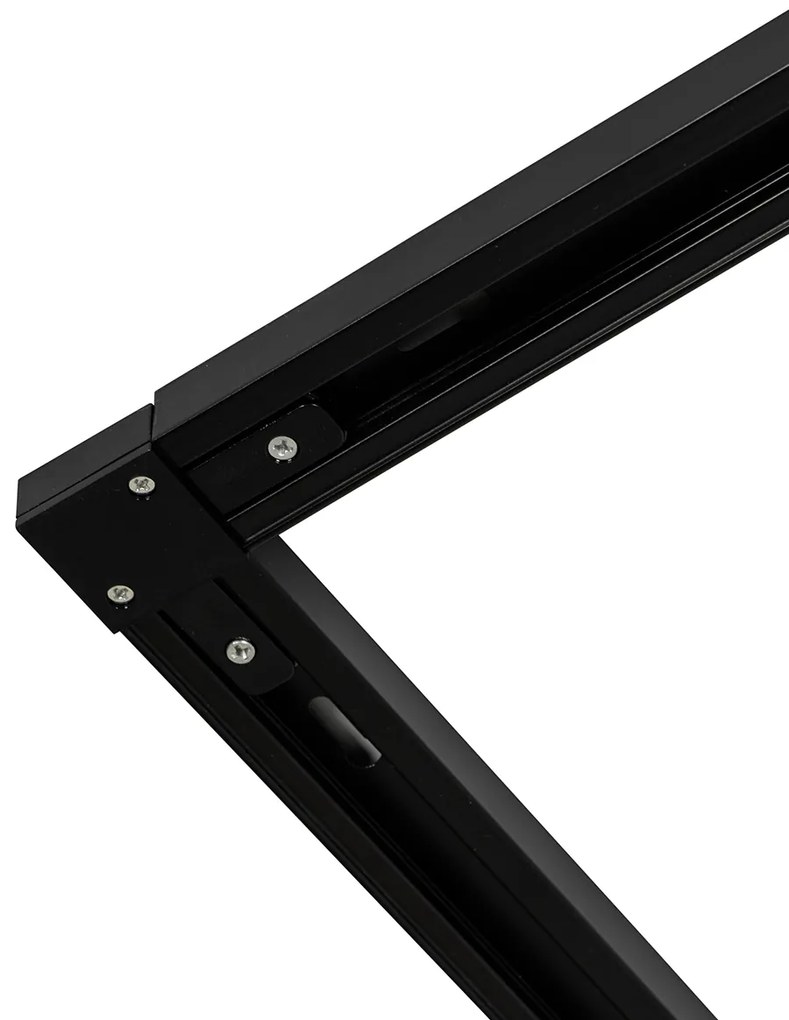 Modern 1 fázisú sínrendszer 5 lámpás fekete arannyal - Gissi