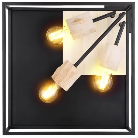 Globo 15477D1 - Mennyezeti lámpa HAGAR 3xE27/60W/230V