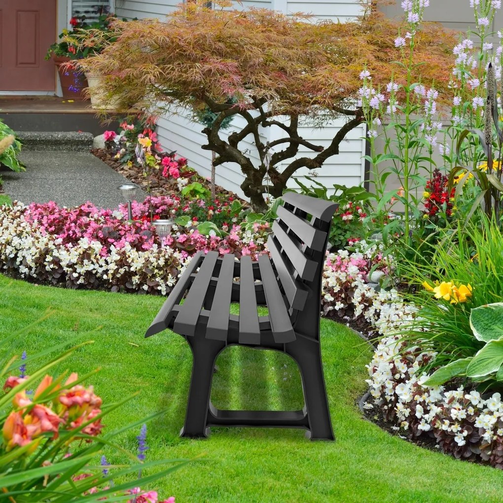 I.P.A.E-Progarden ORCHIDEA kerti pad, 145x49x74cm, antracit