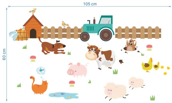 Falmatrica"Farm" 105x60cm