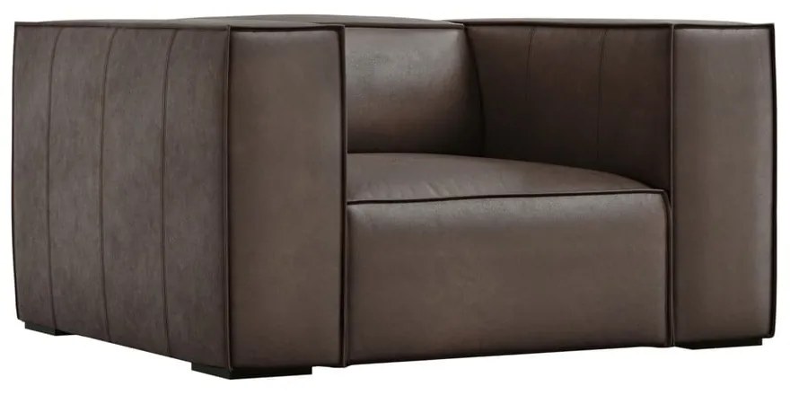 Barna bőr fotel Madame – Windsor &amp; Co Sofas