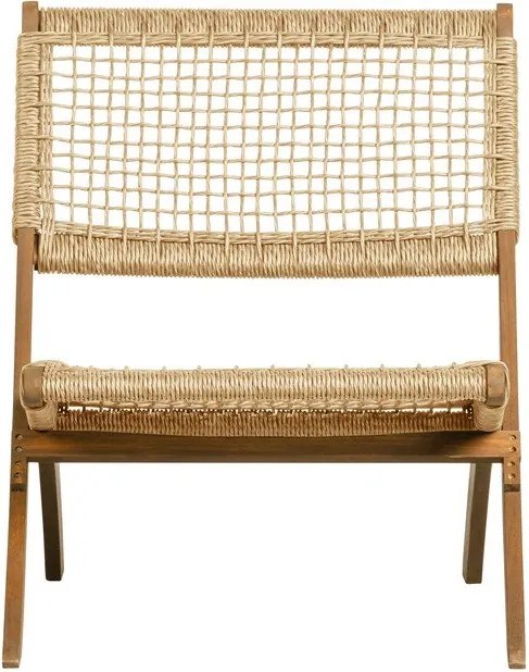 Lois rombosfából készült összecsukható kerti szék - WOOOD