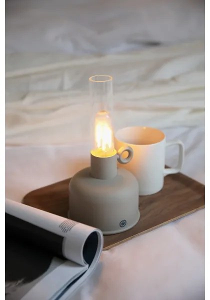 Markslöjd 108921 - LED Dimmelhető újratölthető lámpa ASTRID LED/2W/1200 mAh IP44 szürke