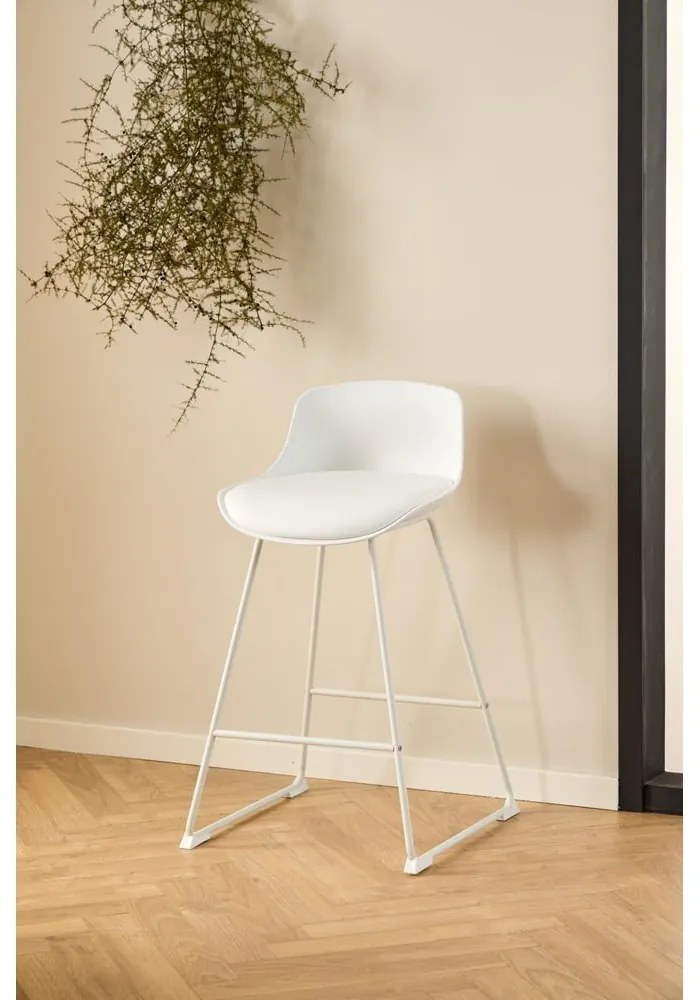 Fehér bárszék (ülésmagasság 66 cm) Tina – Actona