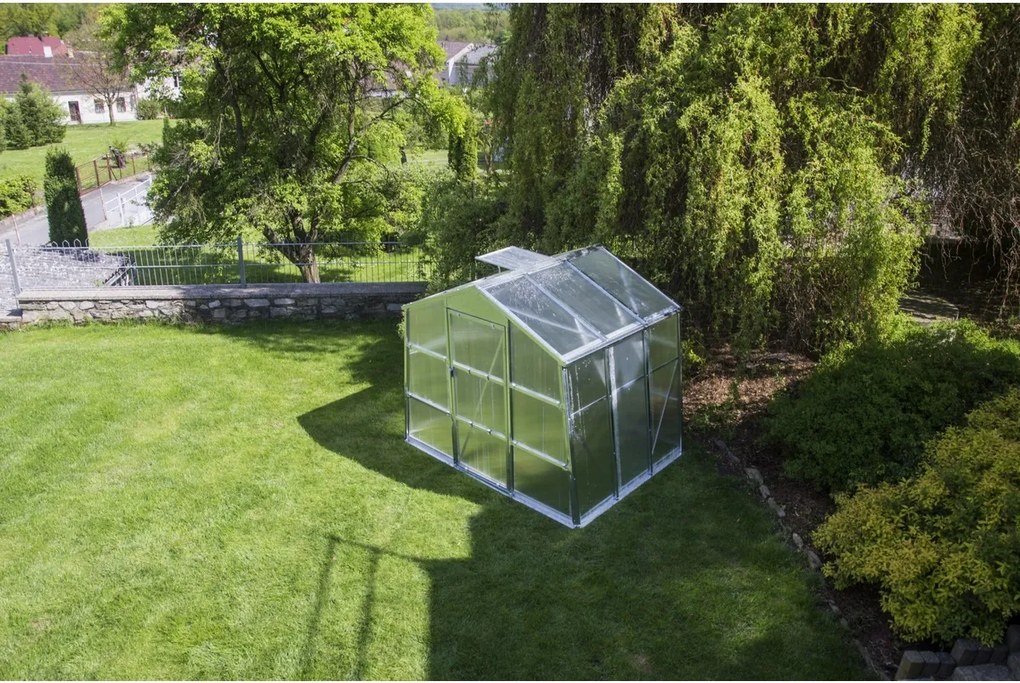 G21 GZ 48 üvegház – 251 x 191 cm, horganyzott