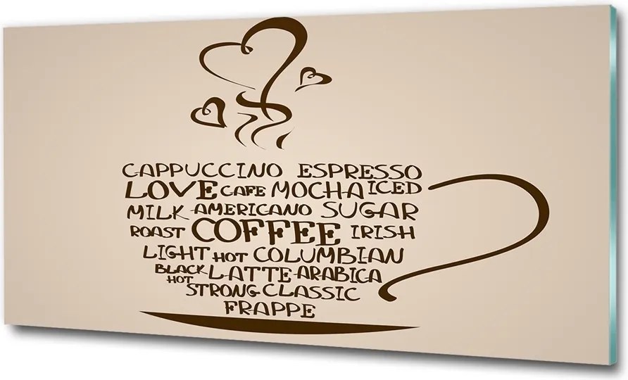 Fotótapéta üvegfalra Betűk újságból 125x50