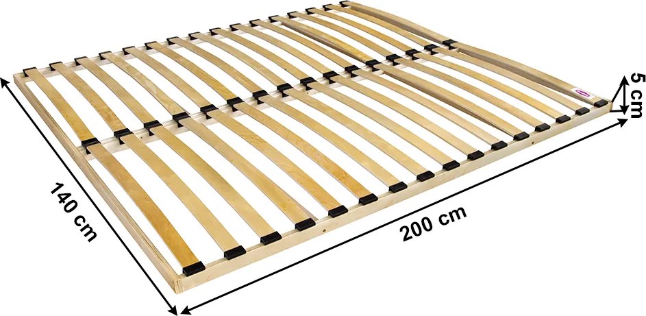 Ágyrács, 140x200 cm, MONNA NEW