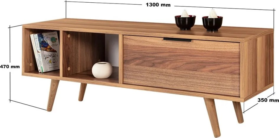 Venüs TV-állvány, 130 cm – TR707DWL1200