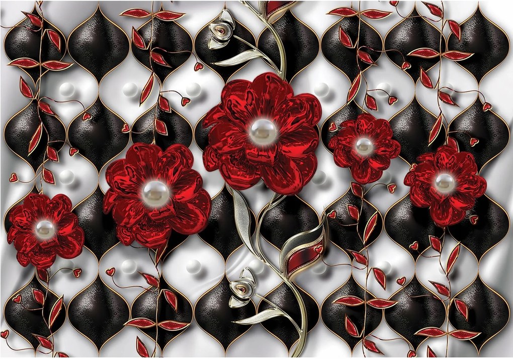 Fotótapéta színes virágok fotótapéta 254 x 184