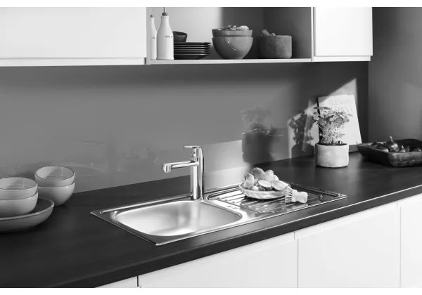 GROHE 30193000 - Mosogató csaptelep EUROSMART COSMOPOLITAN fényes króm