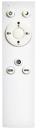 Top Light - LED Mennyezeti lámpa REVIT LED/36W/230V 3000-6500K 40x40 cm fehér + távirányító