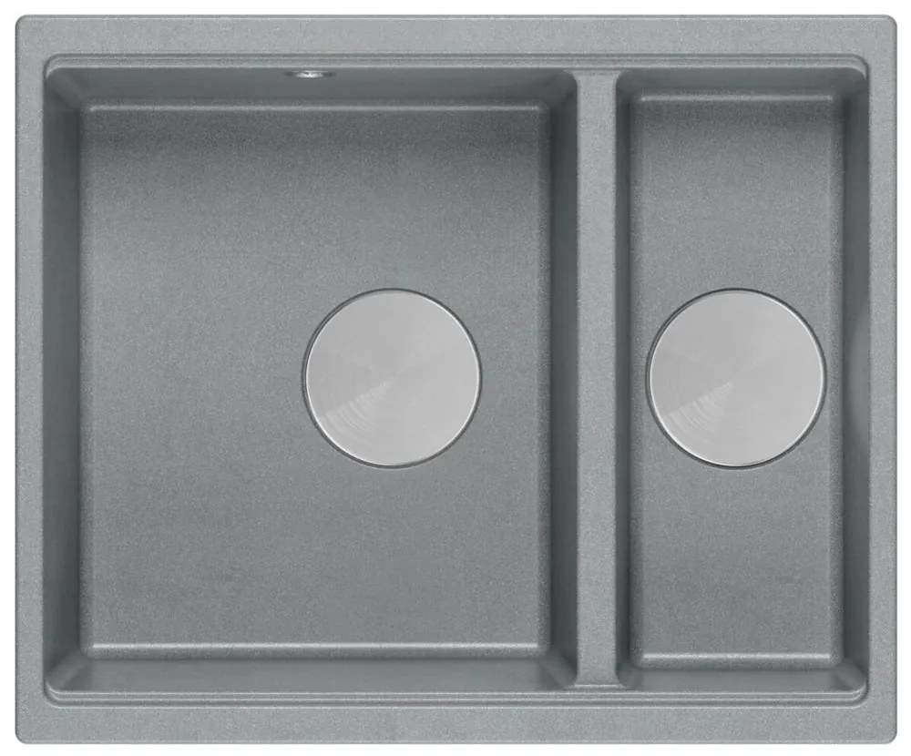 gránit mosogató Logan 150 Grey Metallic