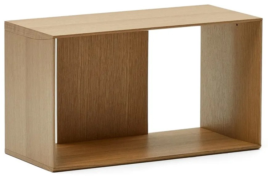 Natúr színű moduláris polcrendszer tölgyfa dekorral 67x38 cm Litto – Kave Home