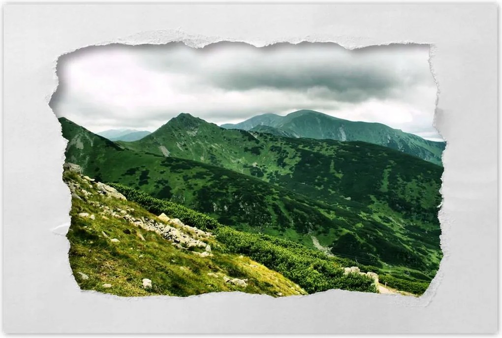 Poszterek 60x40 Tátra Lengyel hegyek Kilátás