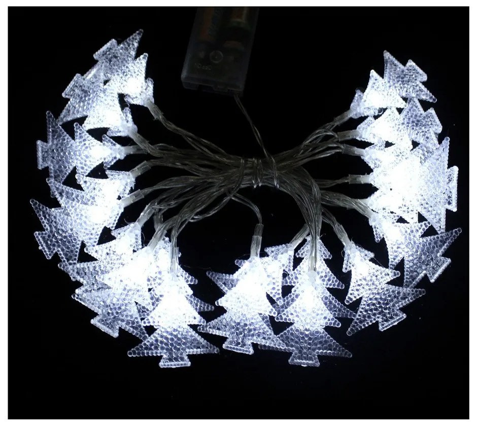 Pino fehér LED fényfüzér, 20 izzó - Unimasa