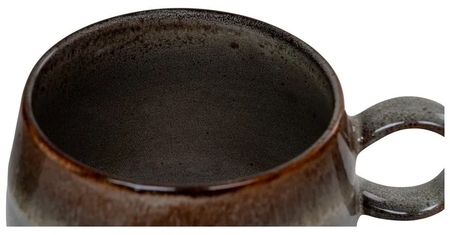 Szürke agyagkerámia bögre szett 4 db-os 500 ml Selma – House Nordic
