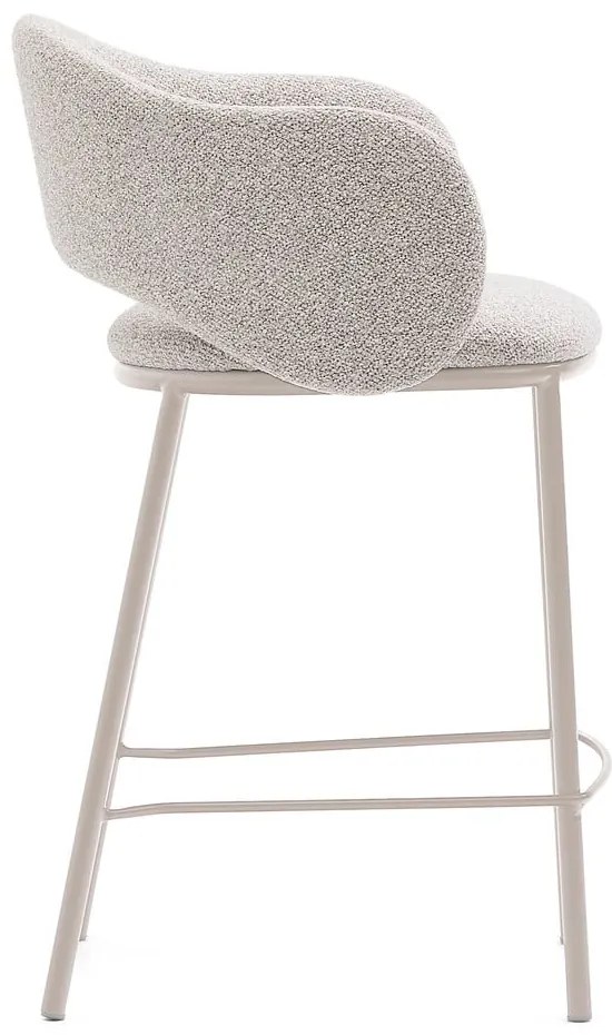 Elefántcsont színű bárszék (ülésmagasság 65 cm) Maina – Kave Home