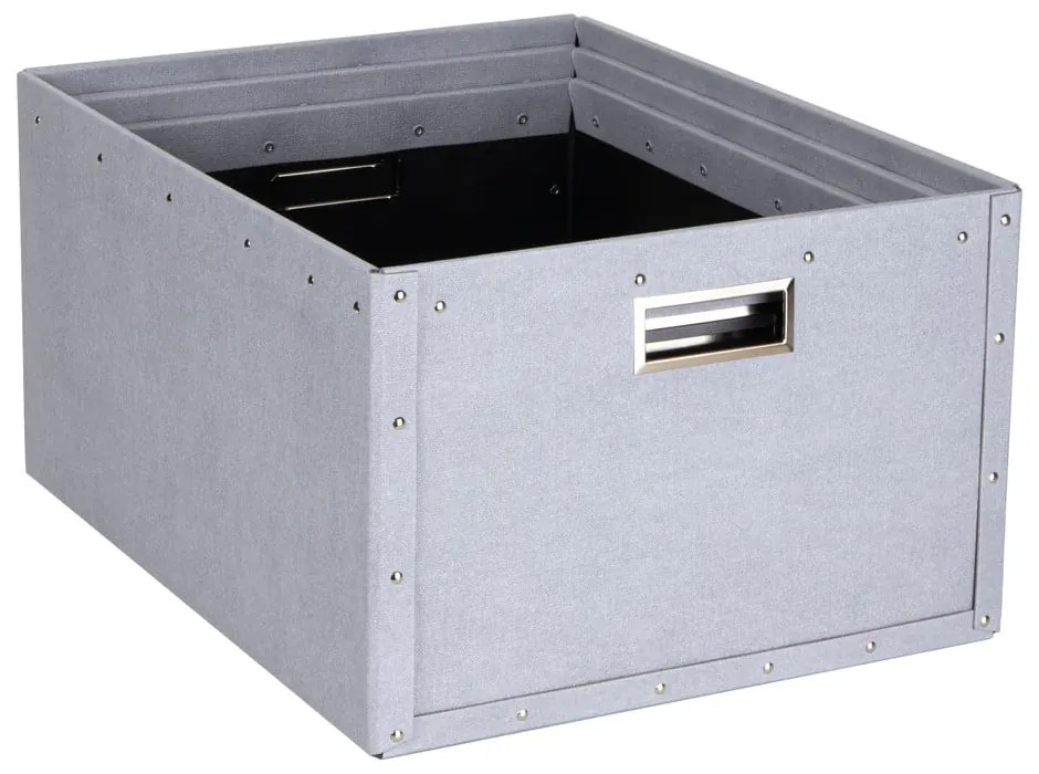Világosszürke karton tárolódoboz szett 3 db-os Ture – Bigso Box of Sweden