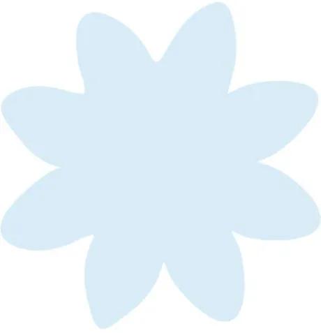 Falmatrica gyerekeknek Egyszerű kék virág 10x10cm NK4205C_1HP