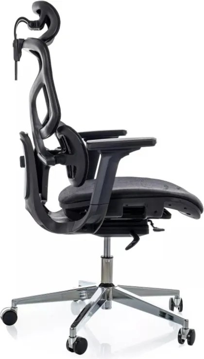 EQ-1 forgószék fekete/króm