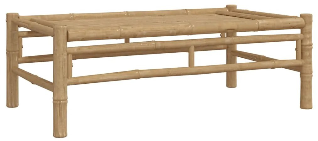 bambusz kerti dohányzóasztal 100 x 55 x 33 cm