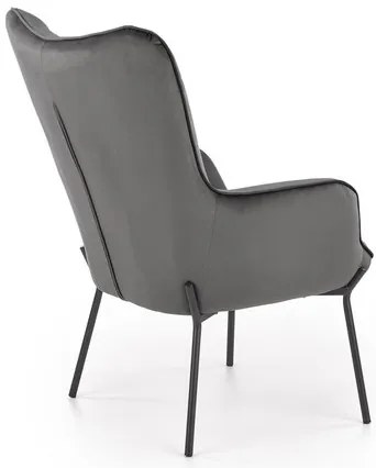 CASTEL fotel világos szürke