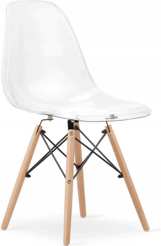 Osaka szék átlátszó natúr lábak x 1